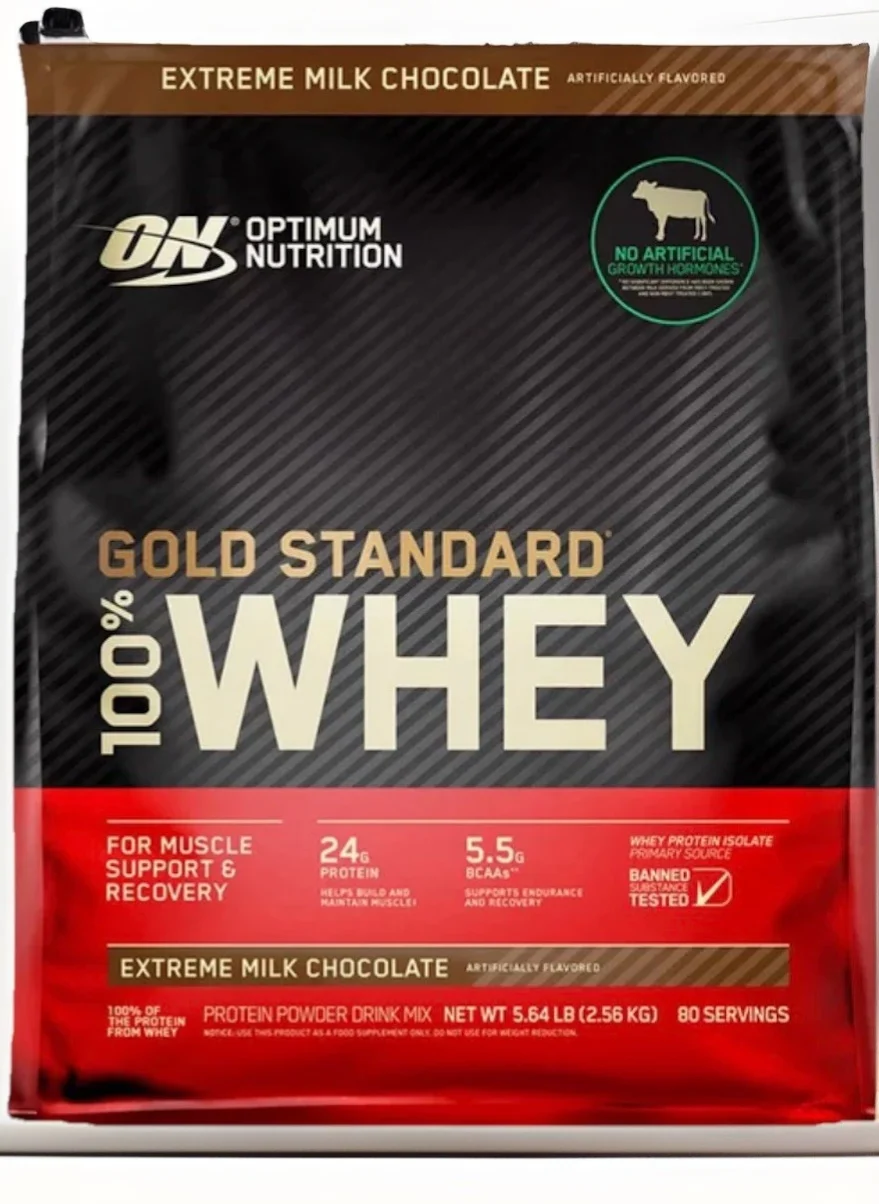 ON Whey Gold Standard 100% Whey Protein, 2.56kg (80 lần dùng) 