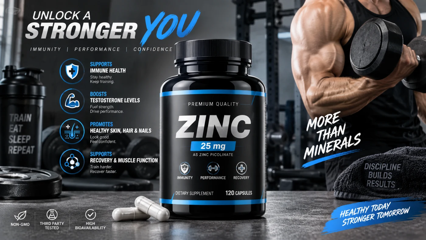 Vai Trò Của Kẽm (Zinc) Trong Sinh Lý Vận Động Và Tổng Hợp Cơ Bắp